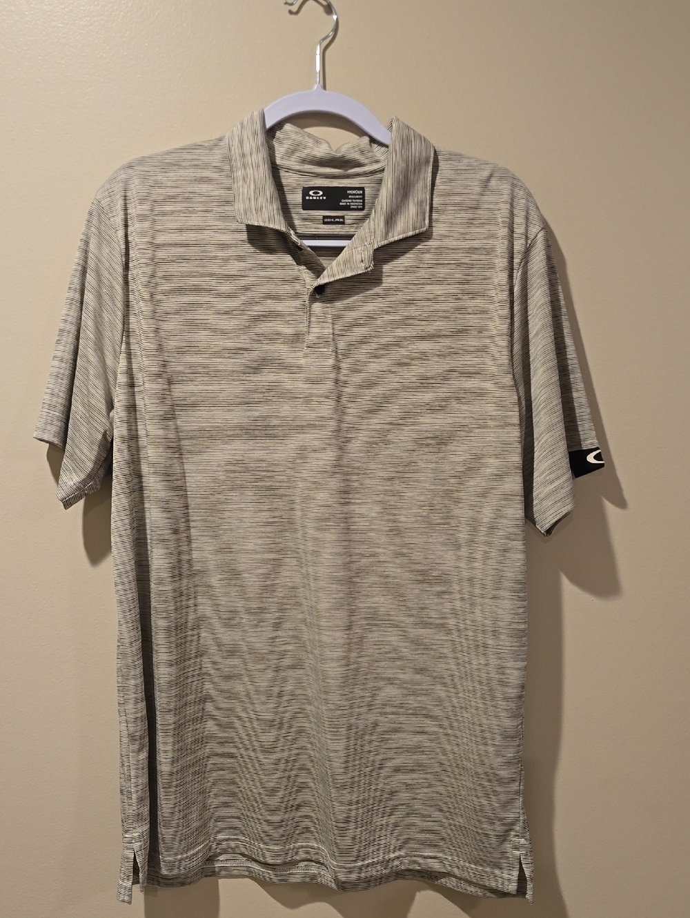 Oakley Men's Gray Heathered Performance Polo
